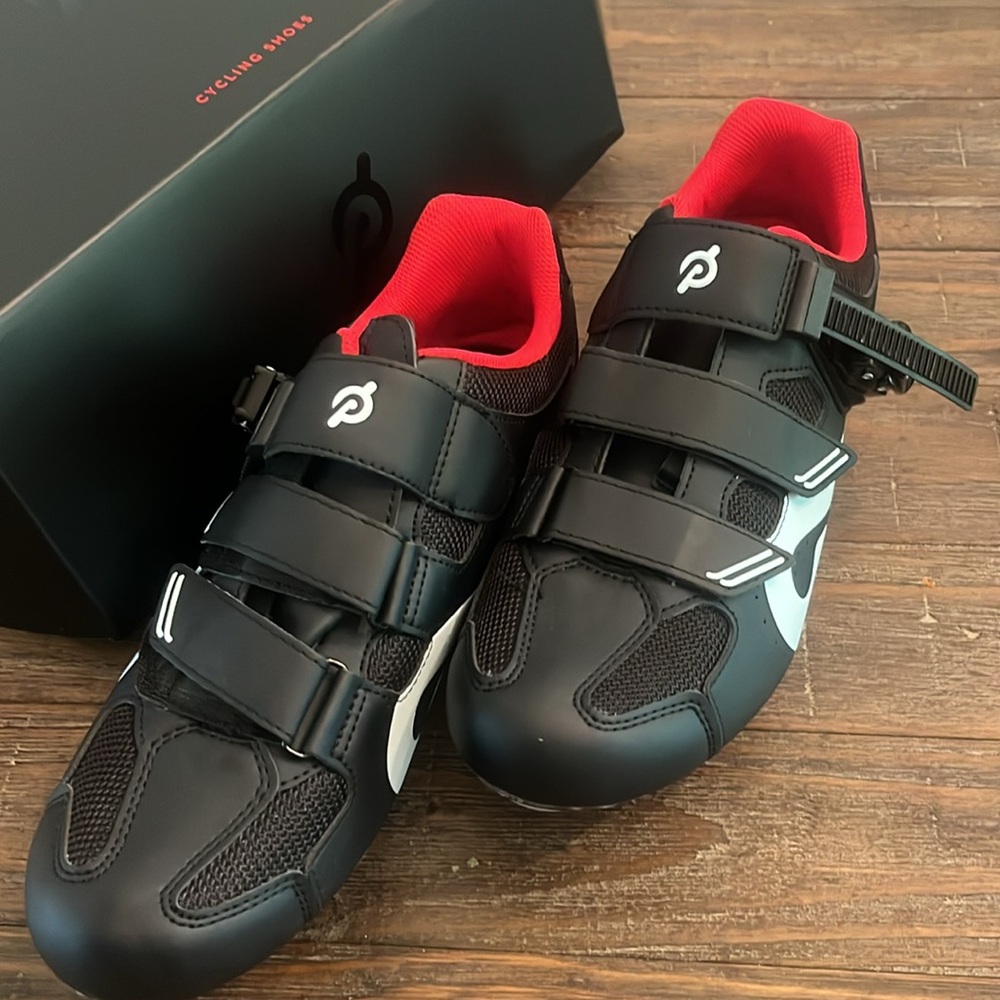 Peloton Cycling Shoes, Black, EU Size 45 (US Men - Size 11)